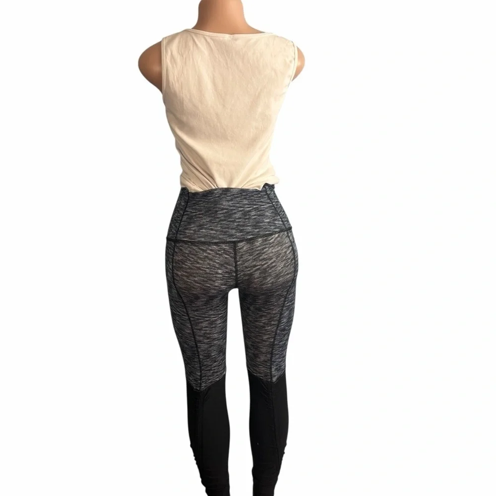 Lululemon Wunder Under Pant *Stirrup Dramatic Static White Black